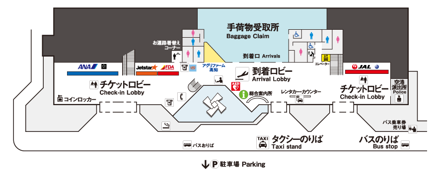 1Fフロア見取り図